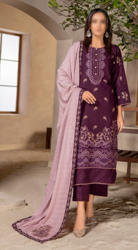 Fantak — SARGOSHI Vol.02 | 3 Piece Luxury Dhanak Embroidered Suit