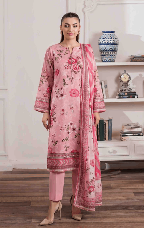 FANTAK ZIRWA VOL 318 DIGITAL PRINT PREMIUM LAWN BRANDED 3PCS UNSTITCHED SUIT