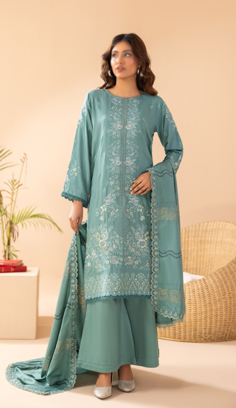 Fantak — TASSUR Vol.01 | 3 Piece Luxury Fancy Doriya Viscose Embroidered Suit