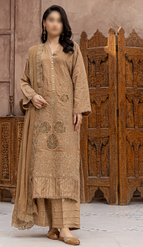 Fantak — Suffuse Vol.01 | Viscose Black Slub Embroidered Suit