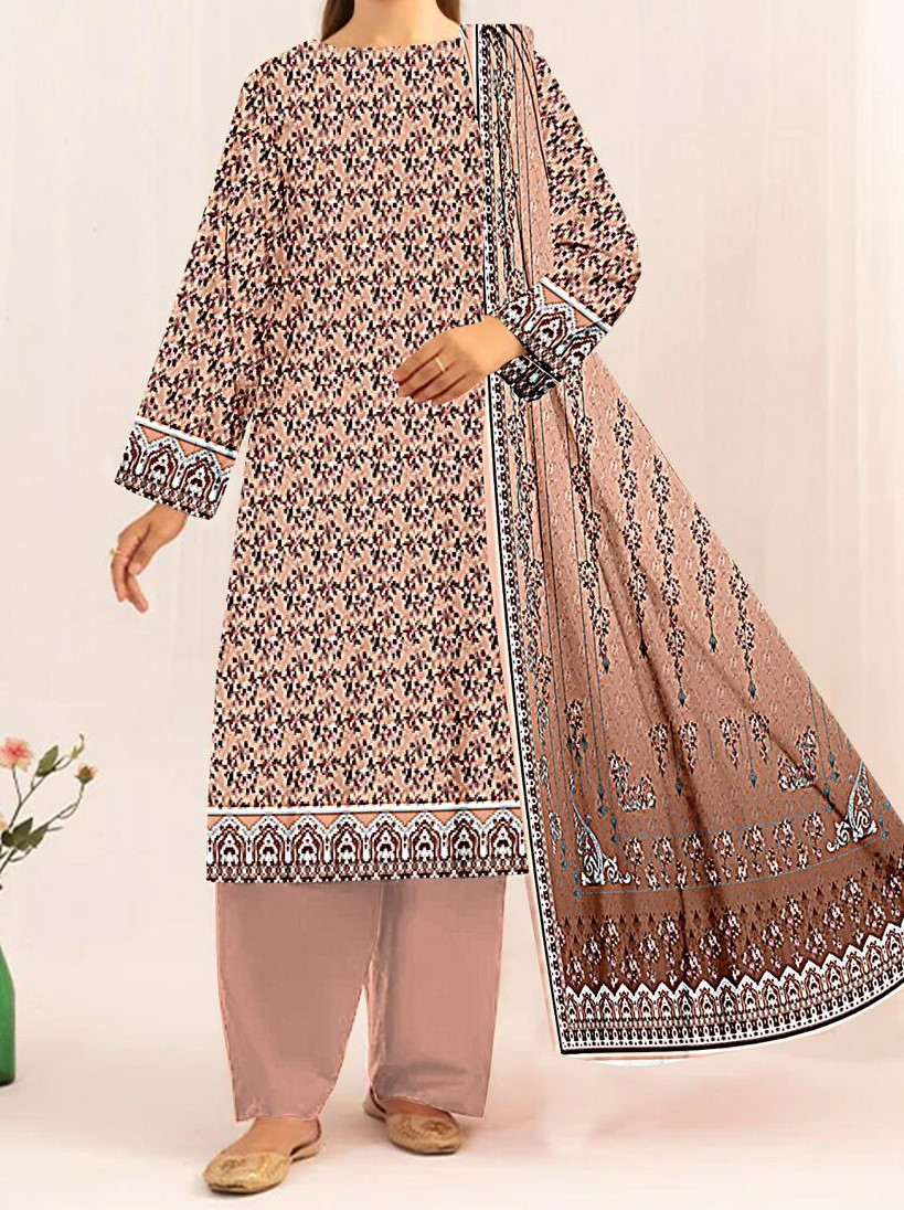 Digital Mother Tana Dora Printed Collection Lawn 3Pcs Suit