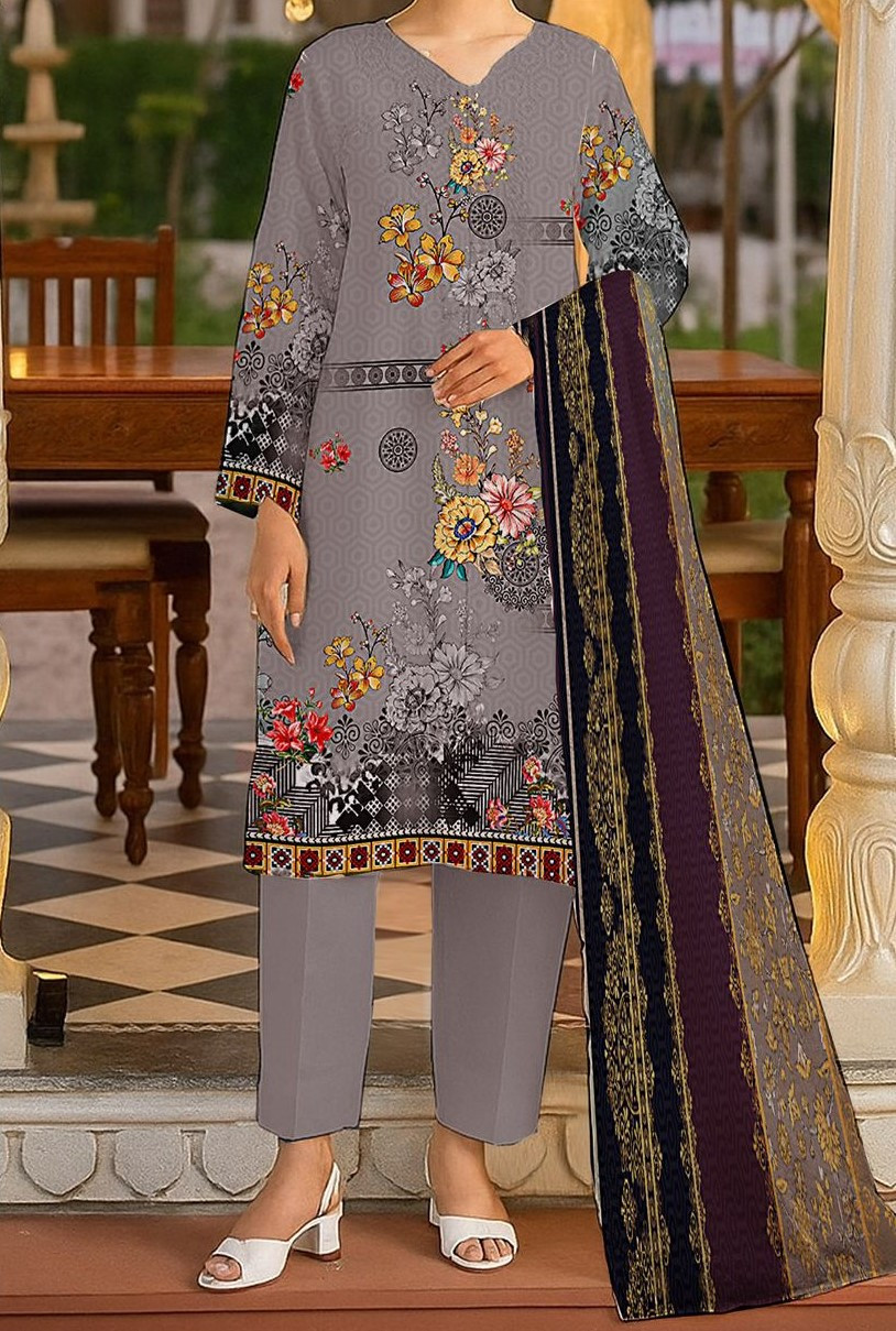 Khaadi | RPL Digital Tana Dora Lawn 3Pcs Suit – Bold Printed Shirt & Dupatta