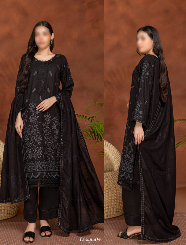 Fantak — VICTORIYA Vol.01 | Luxury Slub Lawn Karandi Embroidered Suit