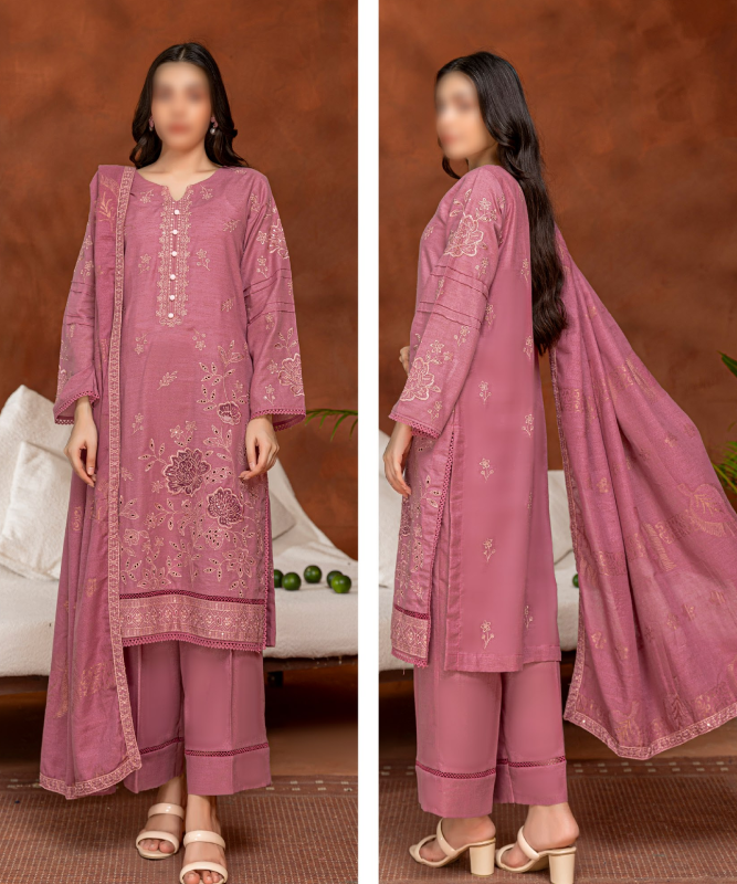 Fantak — VICTORIYA Vol.01 | Luxury Slub Lawn Karandi Embroidered Suit