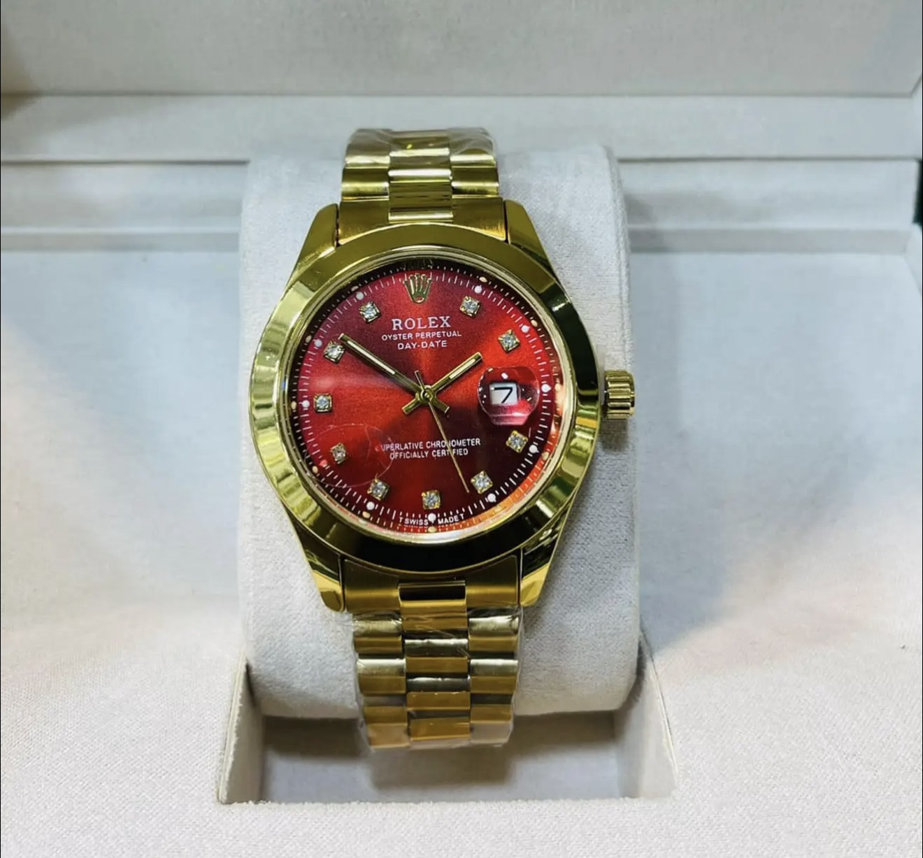 RLX Ladies Day-Date Quartz Watch – Water Resistant Premium Design