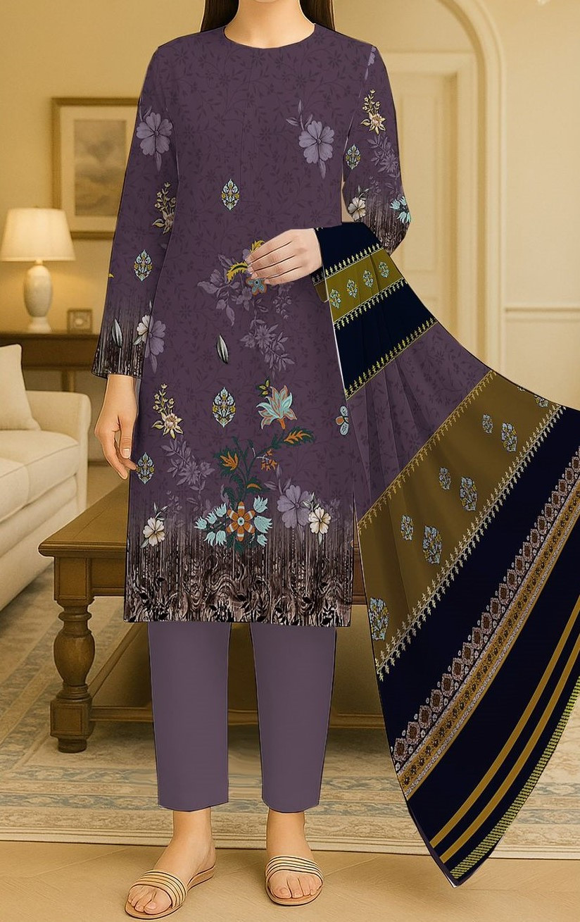 Khaadi | RPL Digital Tana Dora Lawn 3Pcs Suit – Bold Printed Shirt & Dupatta