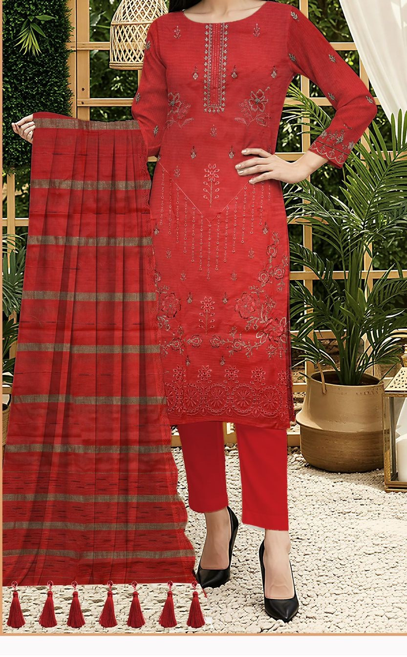 Hussan E Jana | RPL Luxury Lawn Bana Dora 3 Piece Suit