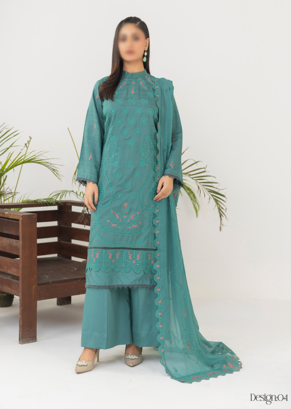 Fantak — MUSHQ Vol.01 | 3 Piece Luxury Jacquard Viscose Embroidered Suit