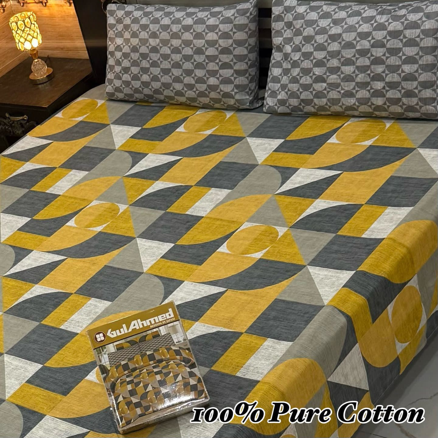 Premium Cotton Bedsheet Set (3PC)