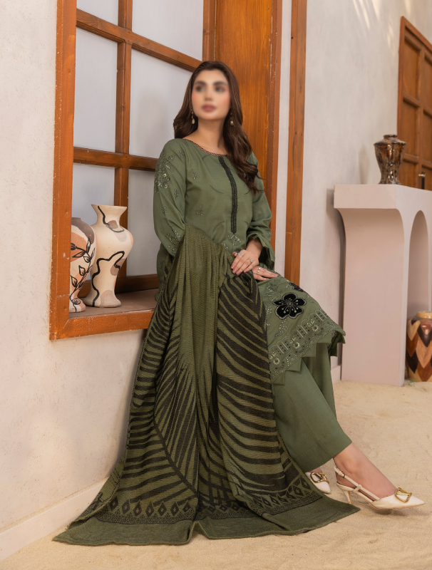 Fantak — VOGUE Vol.01 | Luxury Slub Dhanak Embroidered