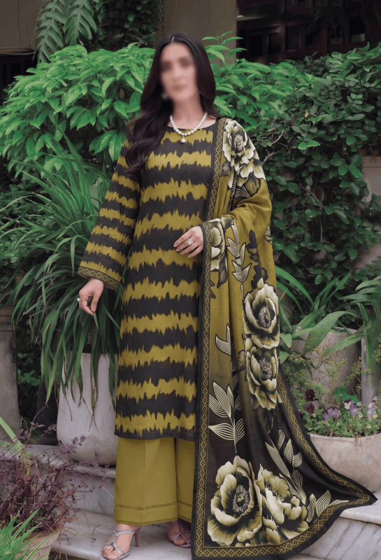 FANTAK COCO VOL 313 DIGITAL PRINT PREMIUM LAWN BRANDED 3PCS UNSTITCHED SUIT