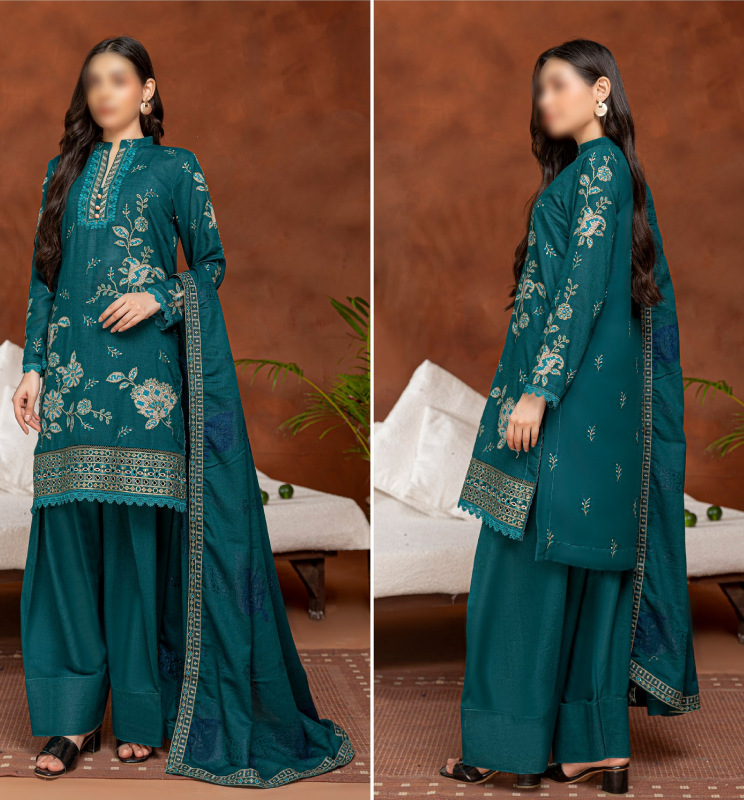 Fantak — VICTORIYA Vol.01 | Luxury Slub Lawn Karandi Embroidered Suit