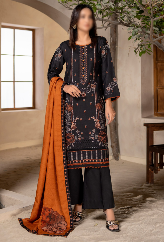 Fantak — SARGOSHI Vol.02 | 3 Piece Luxury Dhanak Embroidered Suit