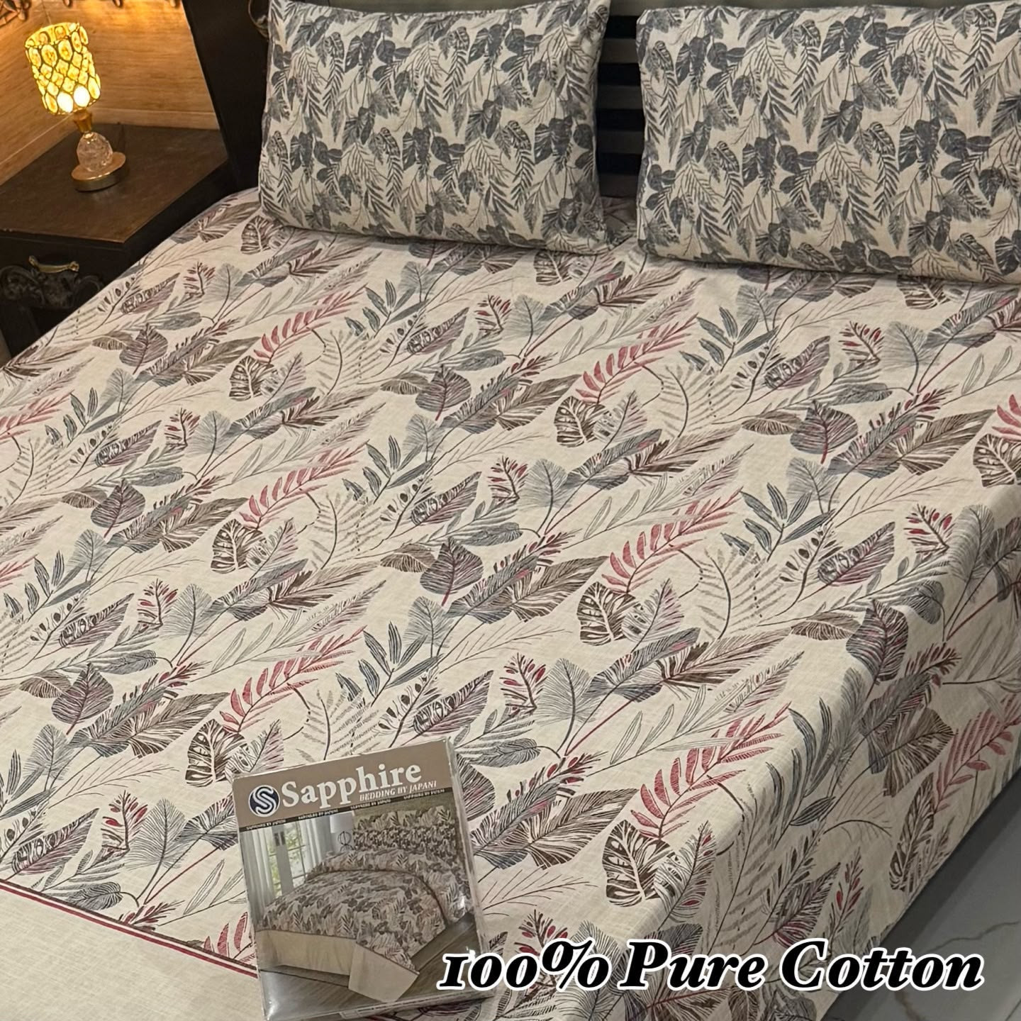 Premium Cotton Bedsheet Set (3PC)