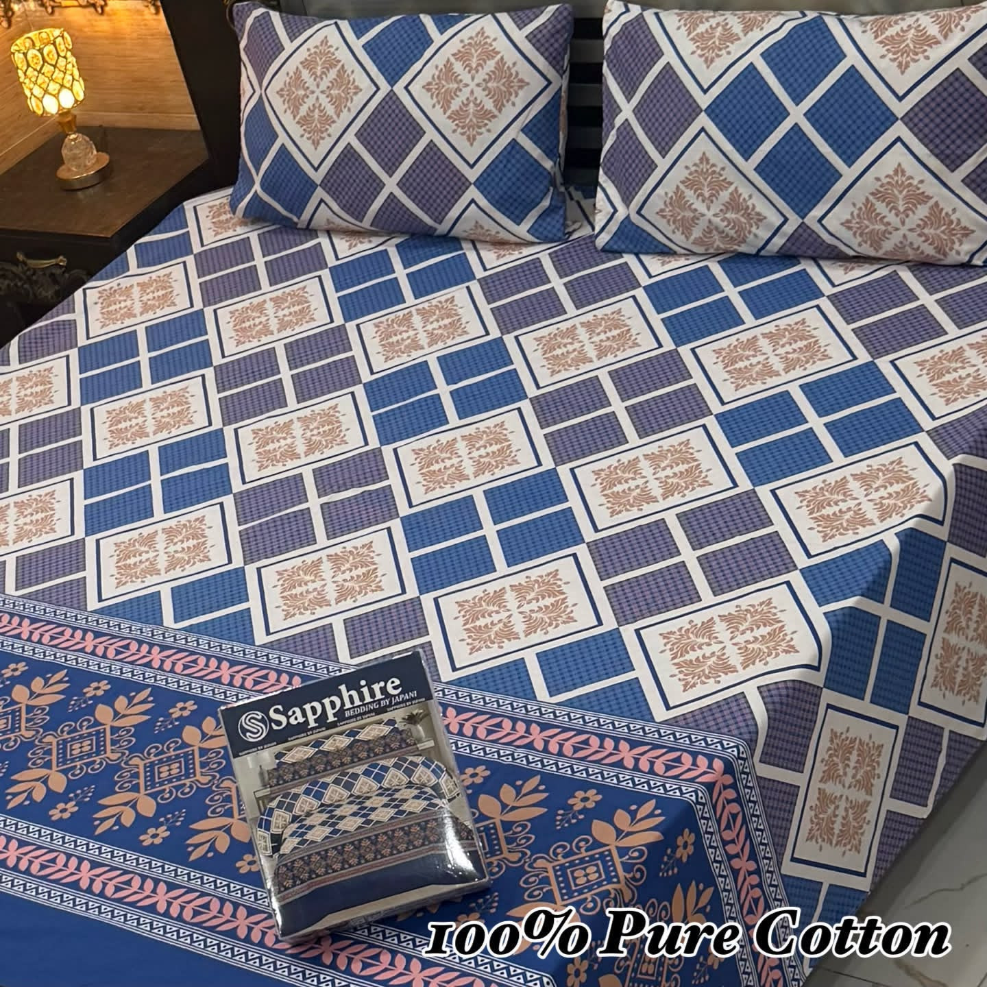 Premium Cotton Bedsheet Set (3PC)