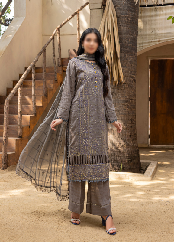 Fantak — VIRSA Vol.01 | 3 Piece Luxury Lawn Karandi Embroidered Suit
