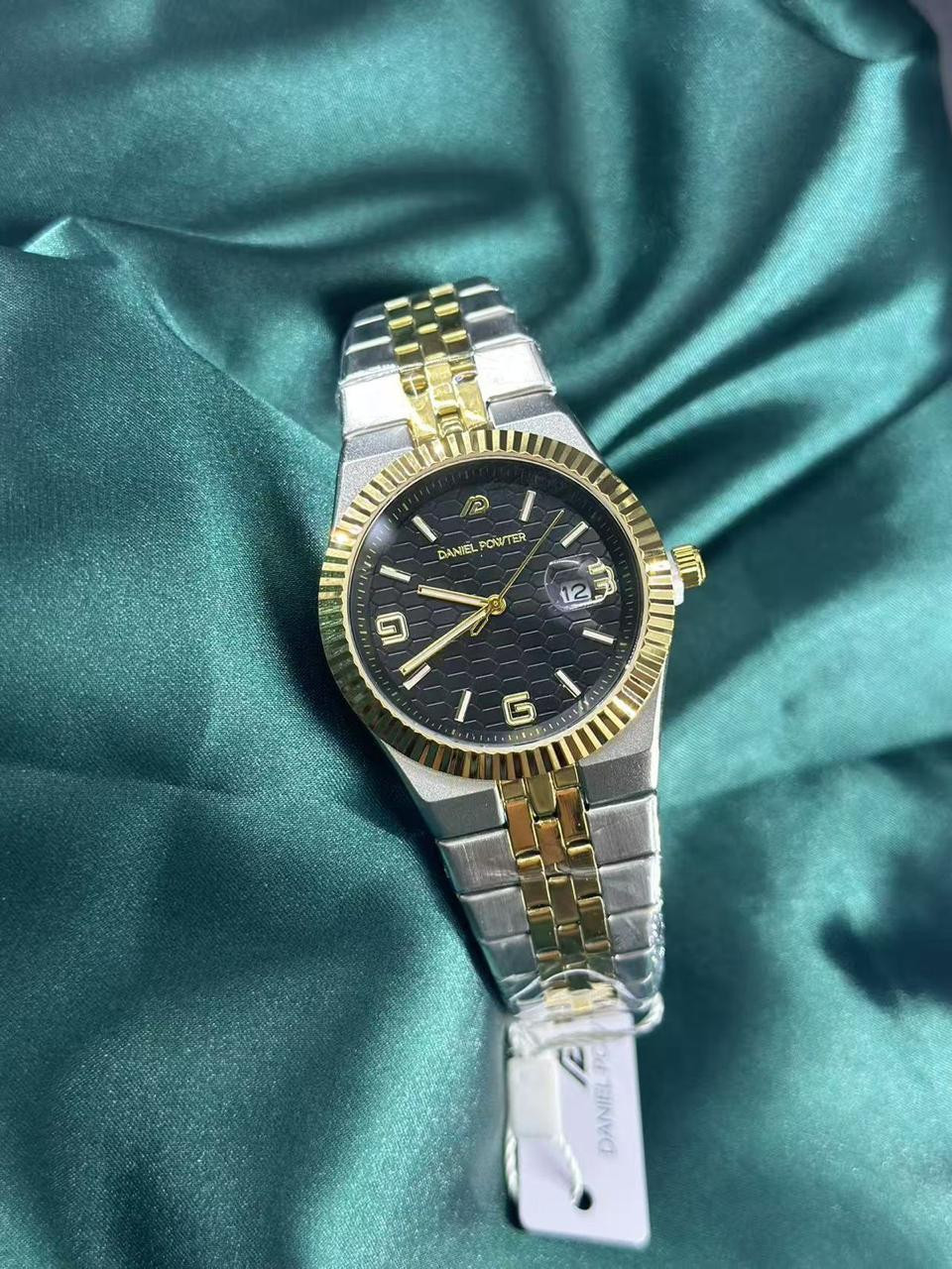 DP Fluted Bezel Stainless Steel Luxury Watch