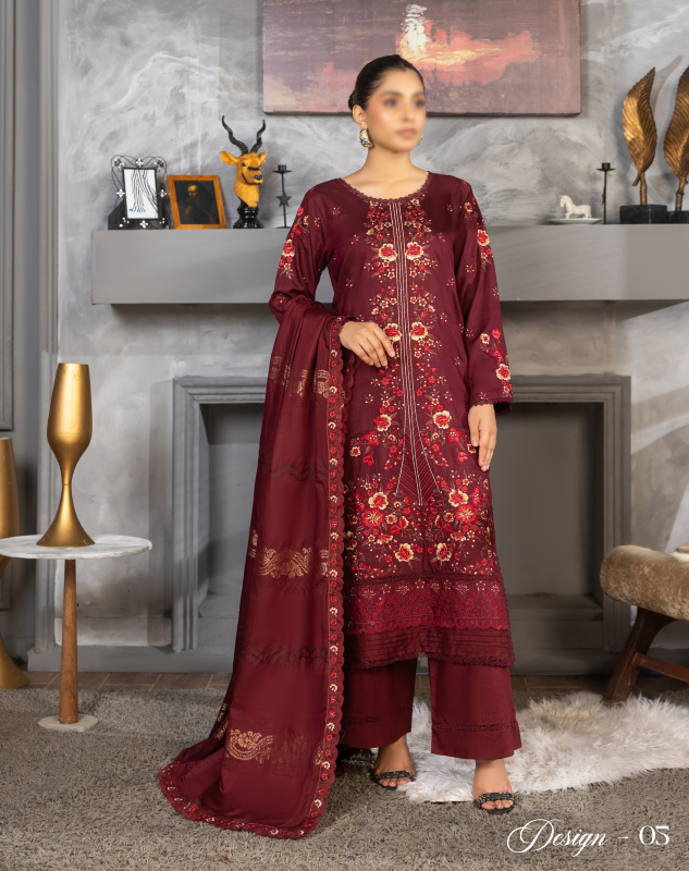 Fantak — TASSUR Vol.02 | Luxury Fancy Doriya Viscose Embroidered Suit