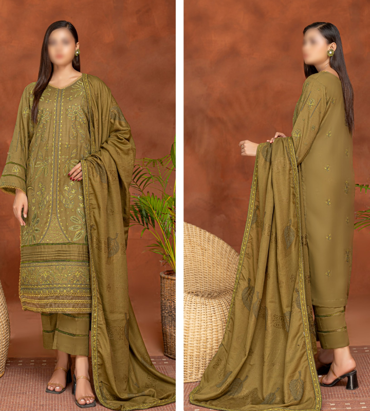 Fantak — VICTORIYA Vol.01 | Luxury Slub Lawn Karandi Embroidered Suit