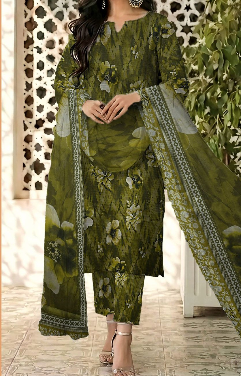 Sapphire | RPL Digital Lawn Bana Dora 3Pcs Suit – Printed Shirt with Voil Dupatta