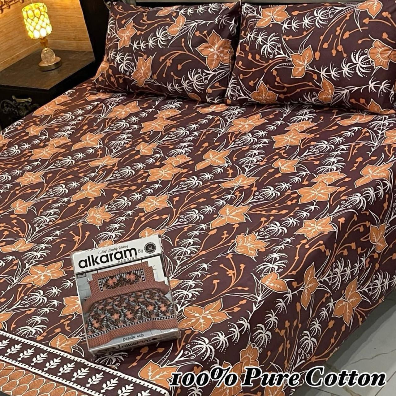 Premium Cotton Bedsheet Set (3PC)