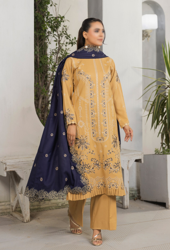 Fantak — SOHO Vol.01 | 3 Piece Luxury Dhanak Embroidered Suit