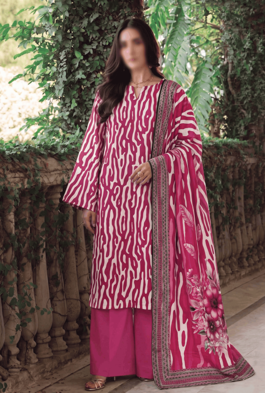 FANTAK COCO VOL 313 DIGITAL PRINT PREMIUM LAWN BRANDED 3PCS UNSTITCHED SUIT