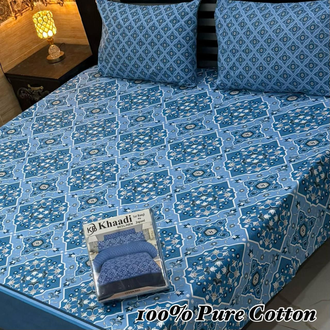 Premium Cotton Bedsheet Set (3PC)