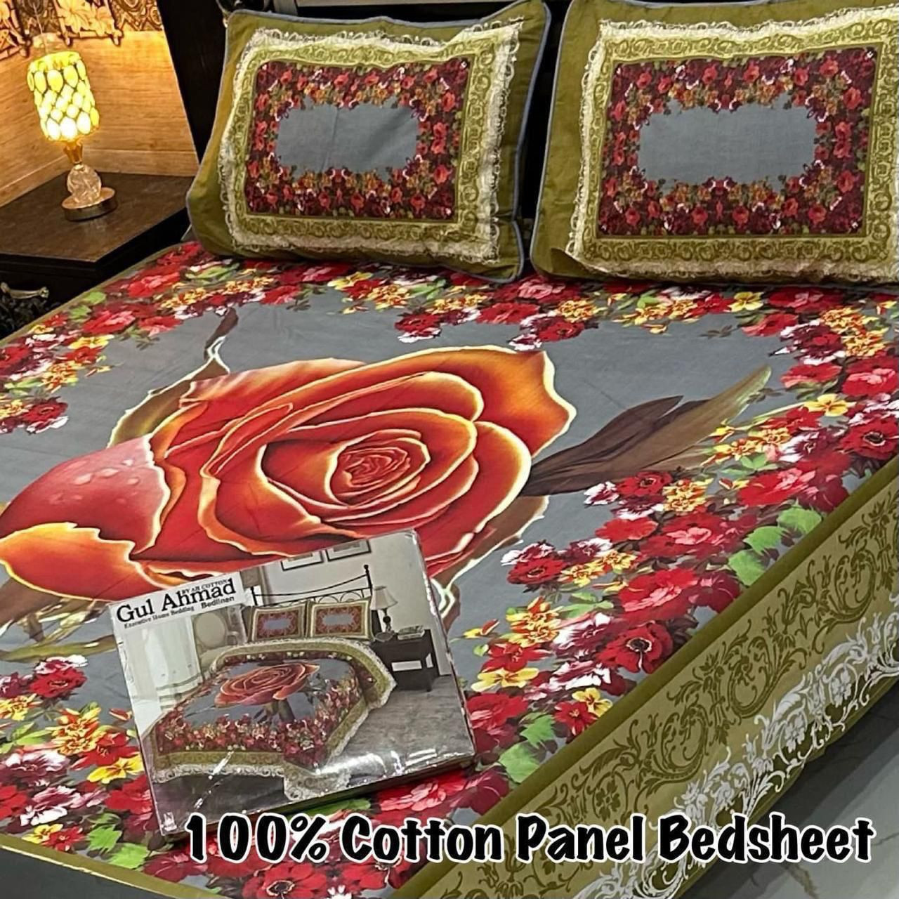 Premium Cotton Bedsheet Set (3PC)