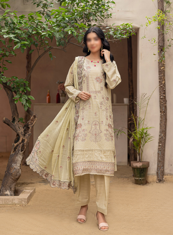 Fantak — VIRSA Vol.01 | 3 Piece Luxury Lawn Karandi Embroidered Suit