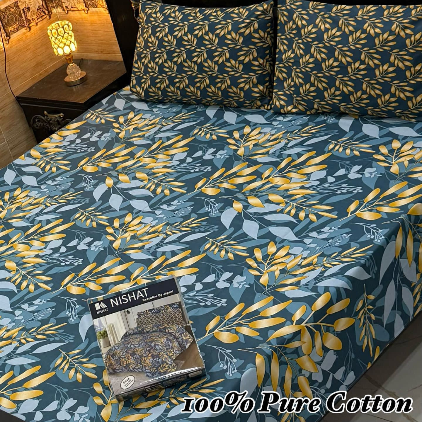 Premium Cotton Bedsheet Set (3PC)