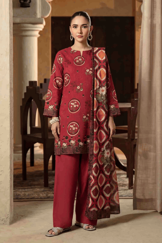 FANTAK ZIRWA VOL 318 DIGITAL PRINT PREMIUM LAWN BRANDED 3PCS UNSTITCHED SUIT