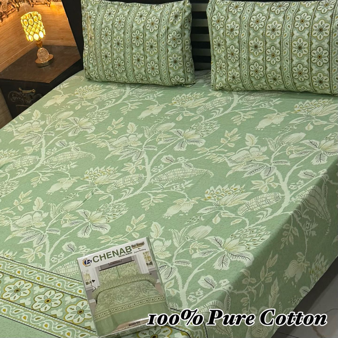 Premium Cotton Bedsheet Set (3PC)