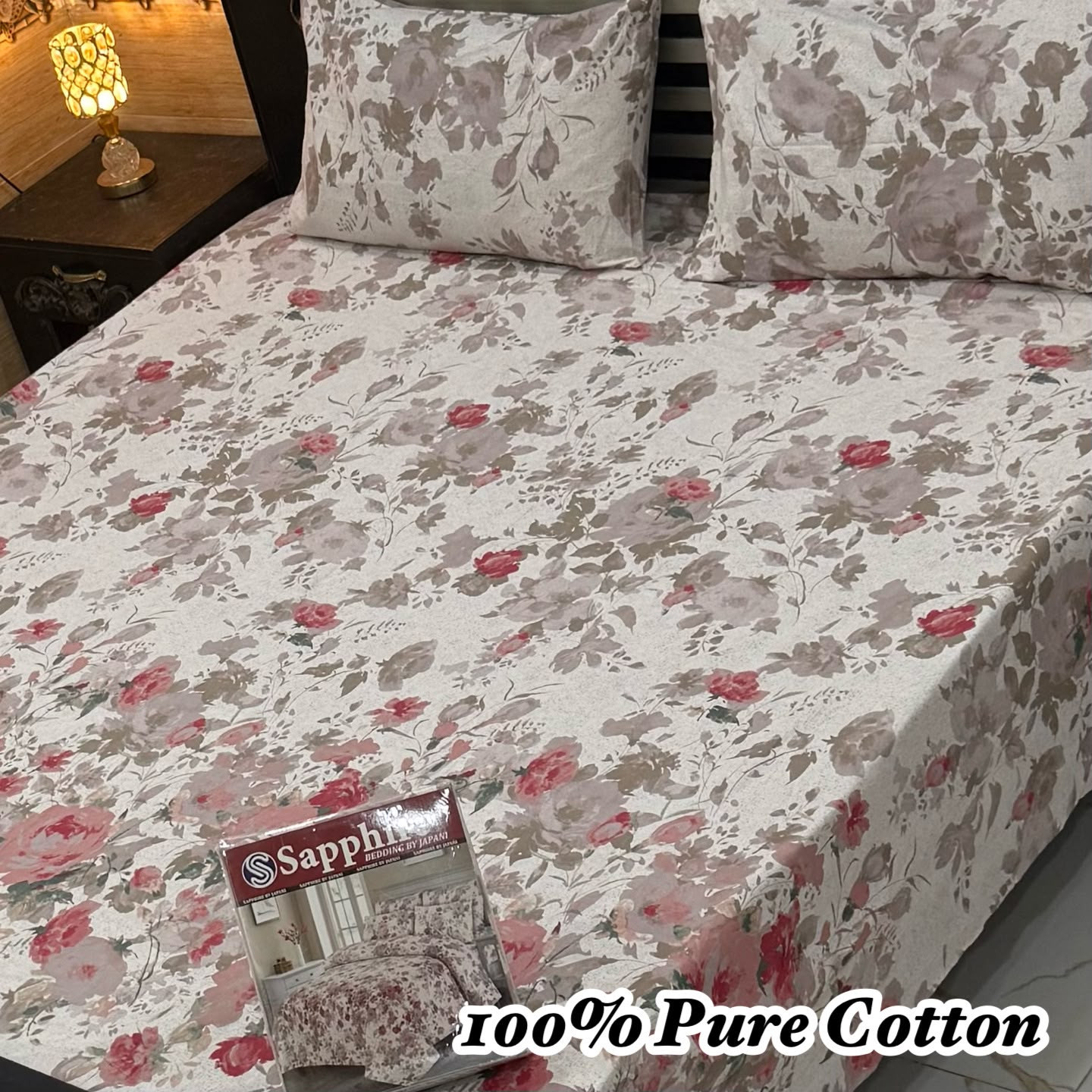 Premium Cotton Bedsheet Set (3PC)